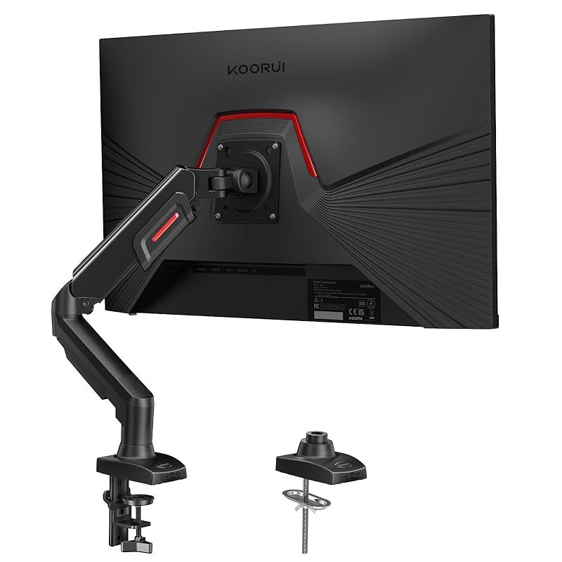 KOORUI モニター アーム デスクマウント ディスプレイ アーム 1画面