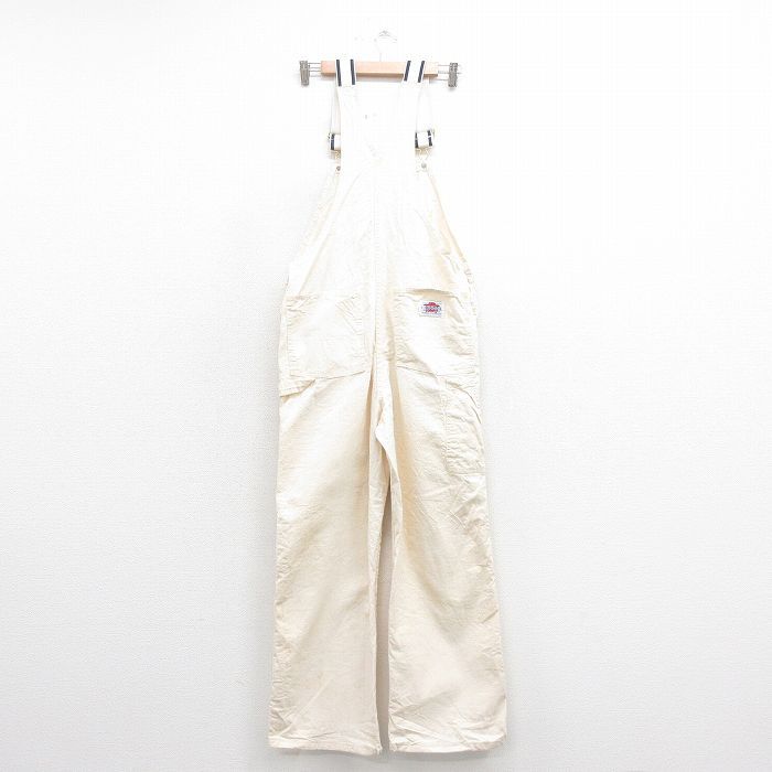W 34 古着 オーバーオール メンズ 80 s コットン タロン 生成り 25 sep 20 ボトムス