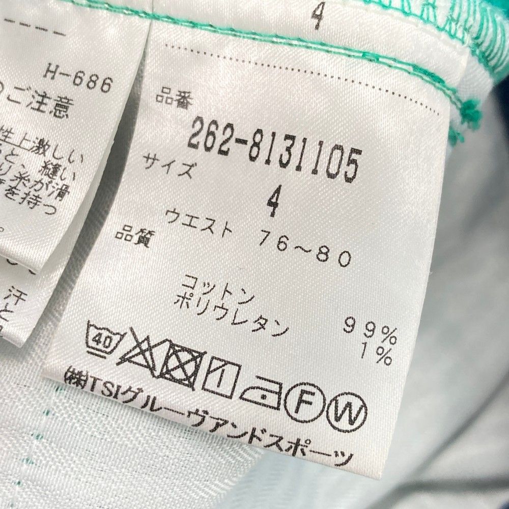 サイズ：4 JACK BUNNY ジャックバニー  ストレッチパンツ  グリーン系 [240101461529] ゴルフウェア メンズ ストスト JACK BUNNY ジャックバニー ストレッチパンツ グリーン系 サイズ