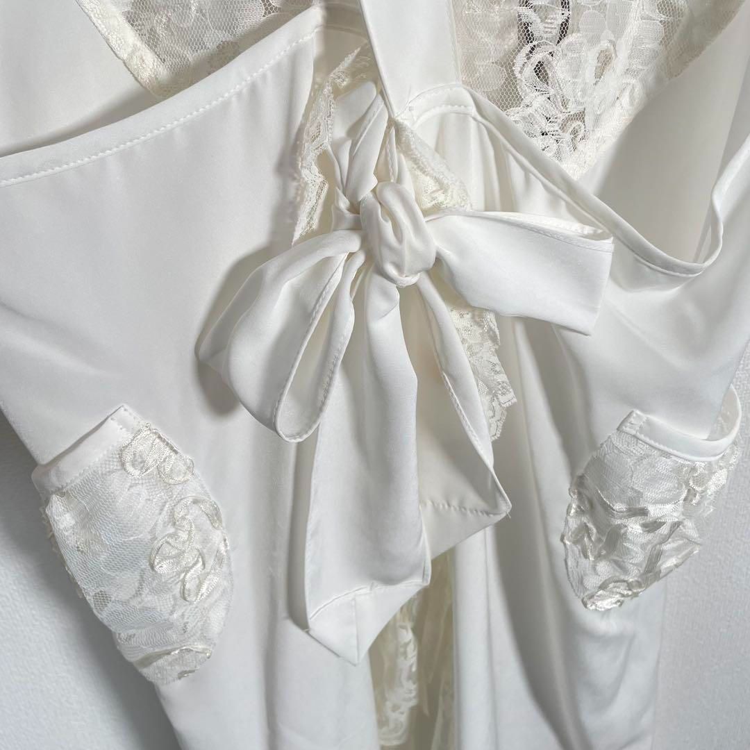 日本製 Japanese 90s Vintage Doll House レースエプロン ワンピース