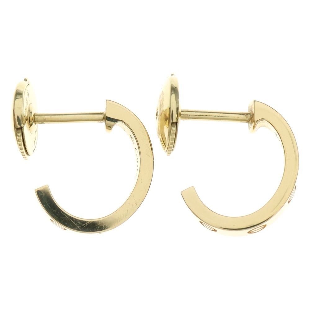 Cartier カルティエ ミニラブ ピアス ゴールド Au750 K18 ジュエリー