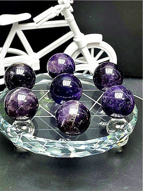 天然～愛の守護石～夢幻紫水晶アメジスト丸玉YTB83G1/164G04 天然～愛の守護石～夢幻紫水晶アメジスト丸玉YTB83G1/164G04