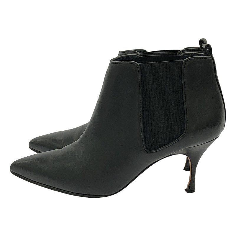MANOLO BLAHNIK / マノロブラニク | レザー サイドゴア ヒール
