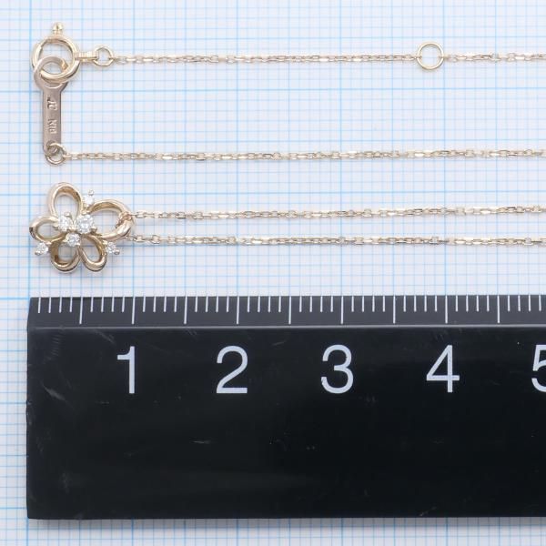 【最新型】K18WG ネックレス ダイヤ 総重量約1.9g 約40cm 中古 美品 送料無料☆0315 ホワイトゴールド