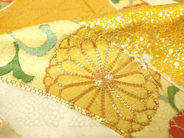 美品　染分け　刺繍　金彩　逸品　珍品　振袖　フルセット 振り袖 sb13772_1.jpg