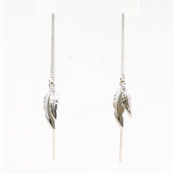 K14WG ピアス pierced earrings 総重量約0.6g - メルカリ