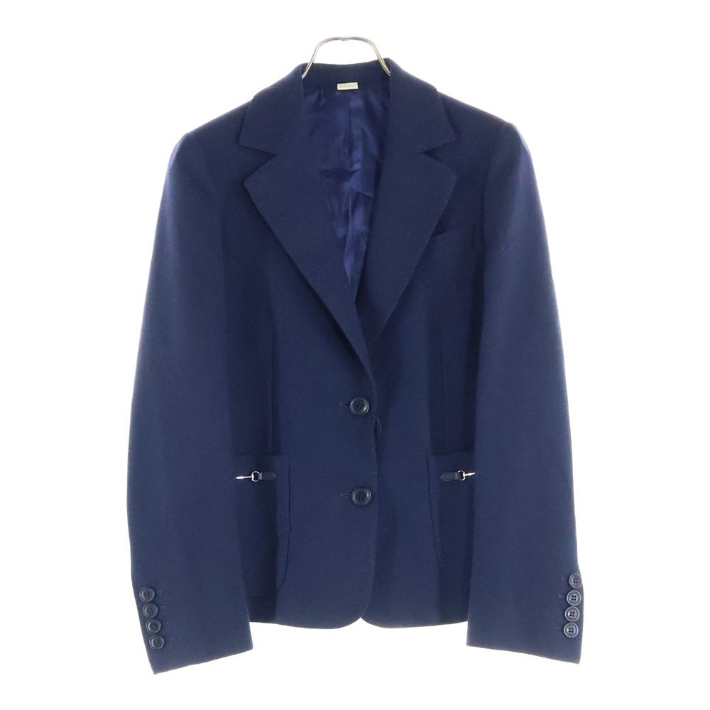 GUCCI グッチ Cashmere Bomber Jacket 2B カシミヤテーラードジャケット ネイビー レディース 771663 Z8BO2
