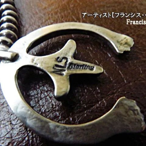 インディアンジュエリー　ネックレス　フランシス　ナバホ Francis.L.Begay ナバホ族 ペンダント ナジャ ターコイズ F.L.