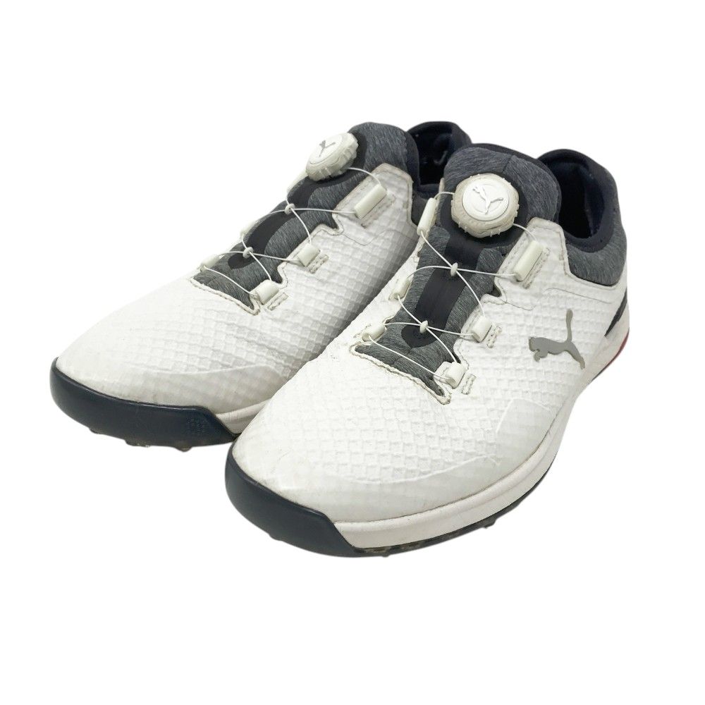 PUMA GOLF プーマゴルフ 376043-03 PROADAPT ALPHACAT DISC スパイクレスゴルフシューズ  ホワイト系 26cm [240101439291] ゴルフウェア メンズ ストスト PUMA GOLF プーマゴルフ 376043-03 PROADAPT ALPHACAT DISC