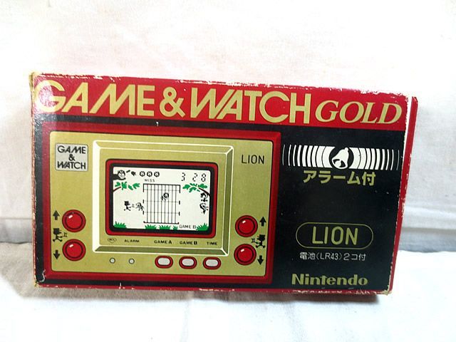 任天堂 - 美品 任天堂　ゲーム&ウォッチ GOLD LION　ライオン 美品 任天堂 ゲーム&ウォッチ GOLD LION ライオン - メルカリ