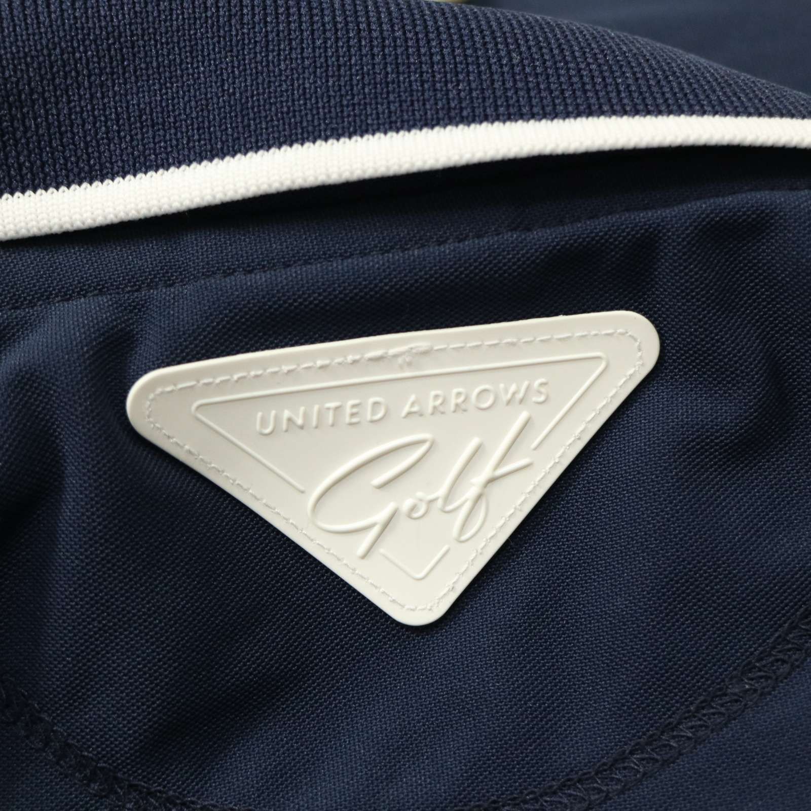 UNITED ARROWS - UNITED ARROWS Golf ユナイテッドアローズ ゴルフ 春夏 ストレッチ★ 半袖 ドライ ポロシャツ Sz.XL メンズ 紺 日本製 UNITED ARROWS Golf ユナイテッドアローズ ゴルフ 春夏