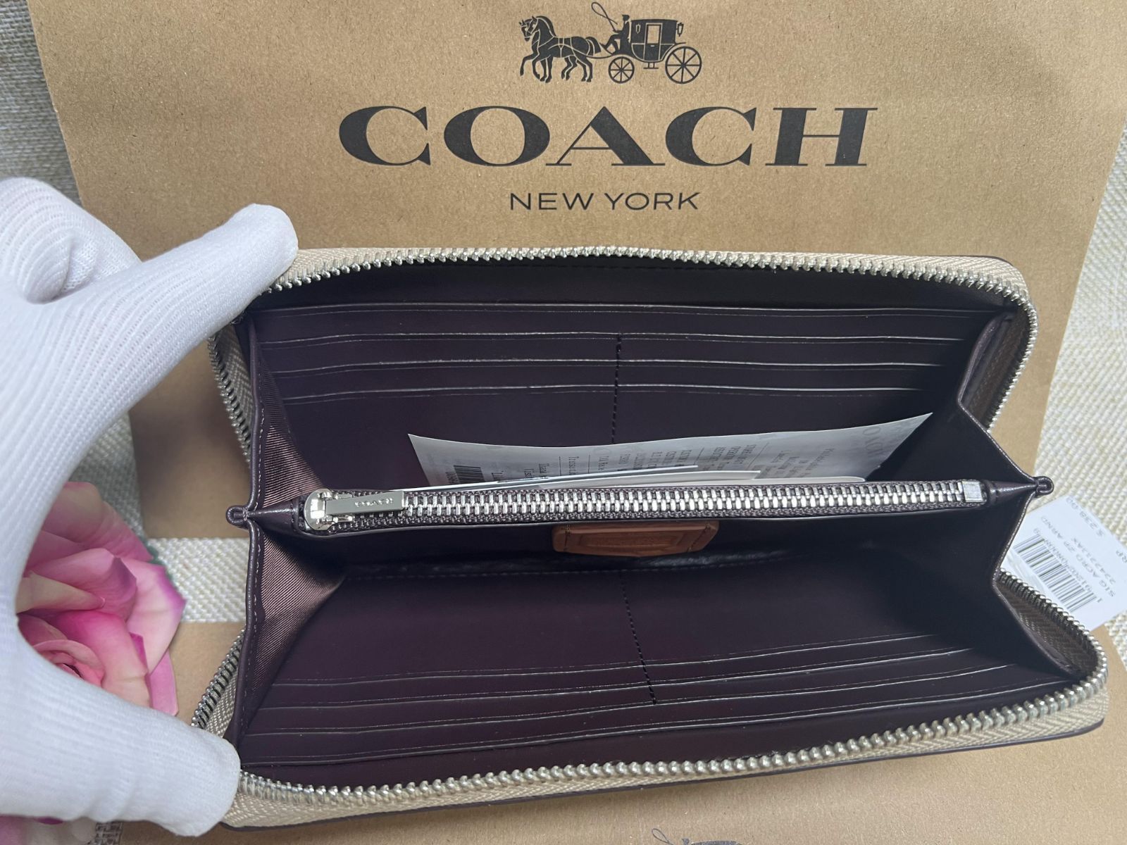 コーチ 長財布 財布 COACH DISNEY ディズニー コラボ WDW50周年