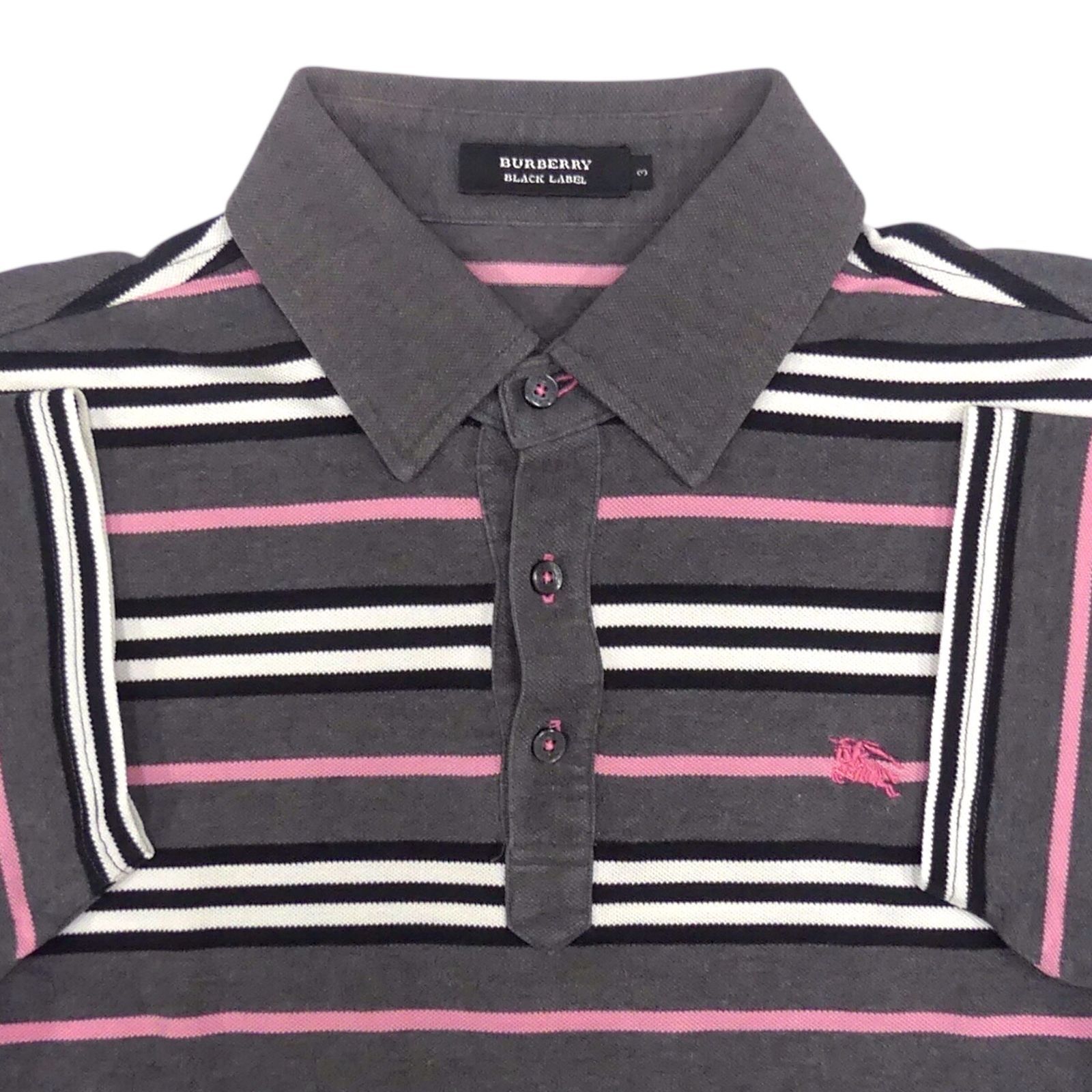 BURBERRY BLACK LABEL 廃盤 バーバリーブラックレーベル ポロシャツ