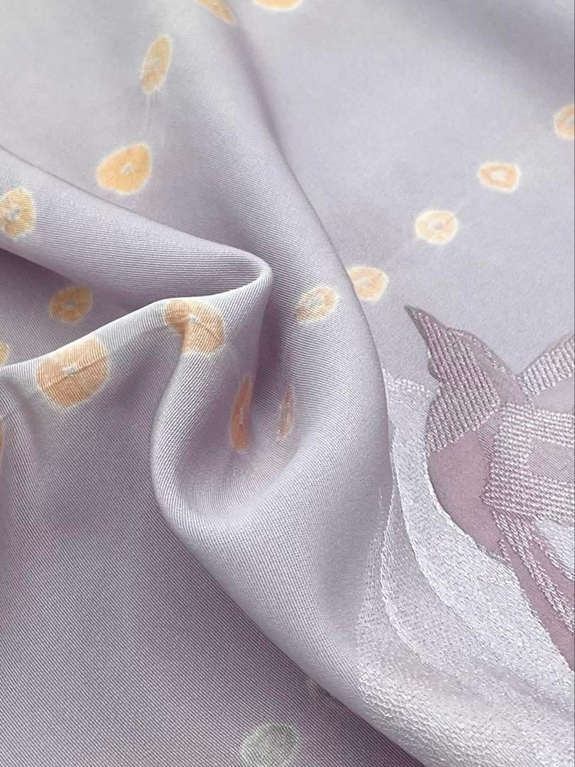 小紋 絞り 鳥 紋意匠 正絹 反物 - メルカリ