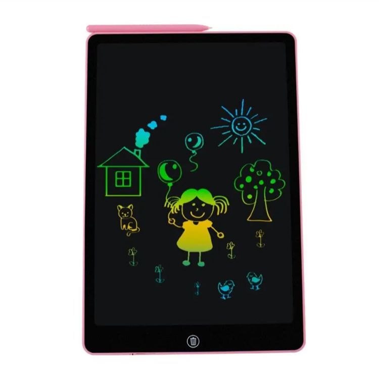 お絵かきタブレット。メモタブレット 電子メモパッド カラフル お絵描きボード 子供 大きいサイズ