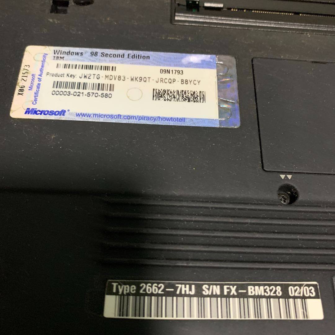 IBM ThinkPad X22 完動品 中古 - メルカリ