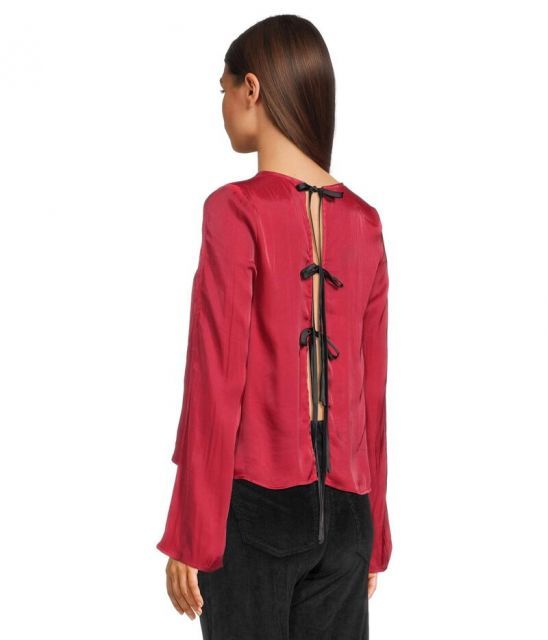 フリーピープル Free People Arabella Blouse レディース シャツ トップス Rubies Free People Arabella Blouse in Rubies | REVOLVE