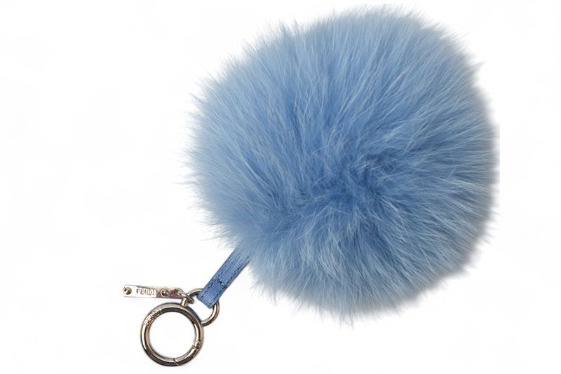 【新春SALE】フェンディ　FENDI ブルーフォックス　ポンポン　チャーム 新春SALE】フェンディ FENDI ブルーフォックス ポンポン