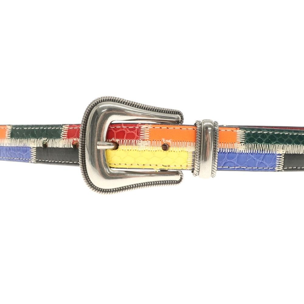 中古】シュプリーム Supreme Patchwork Ranger Belt 2021年春夏 レザー