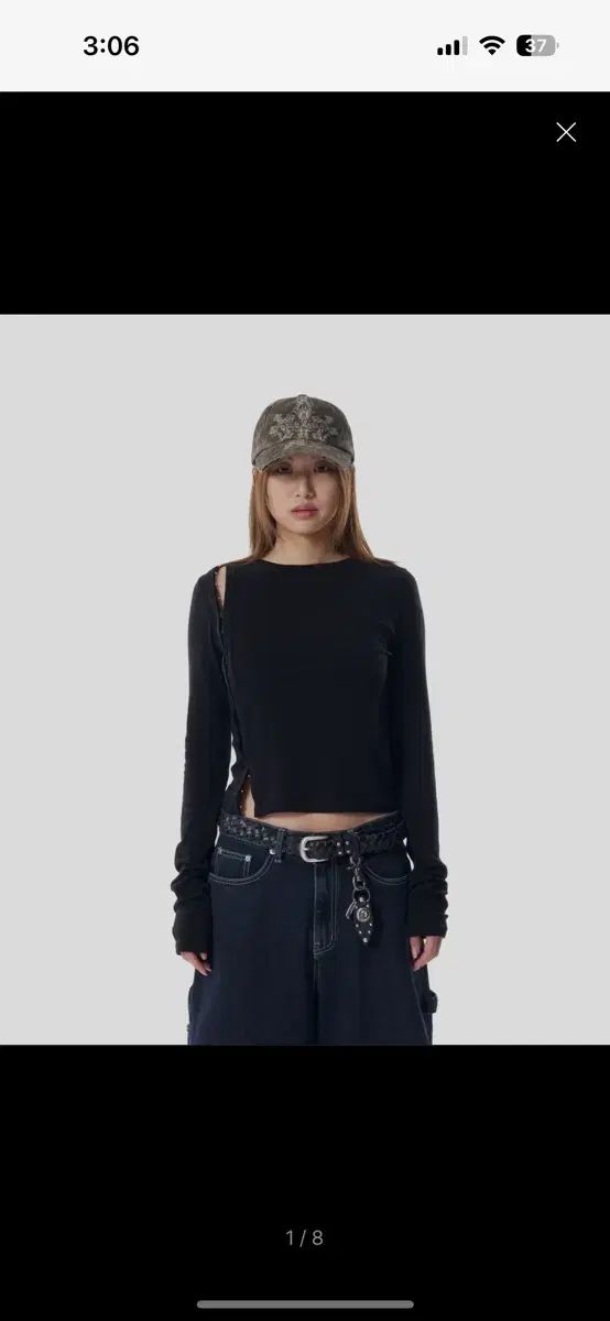 アーカム Side Hook Long Sleeve Black