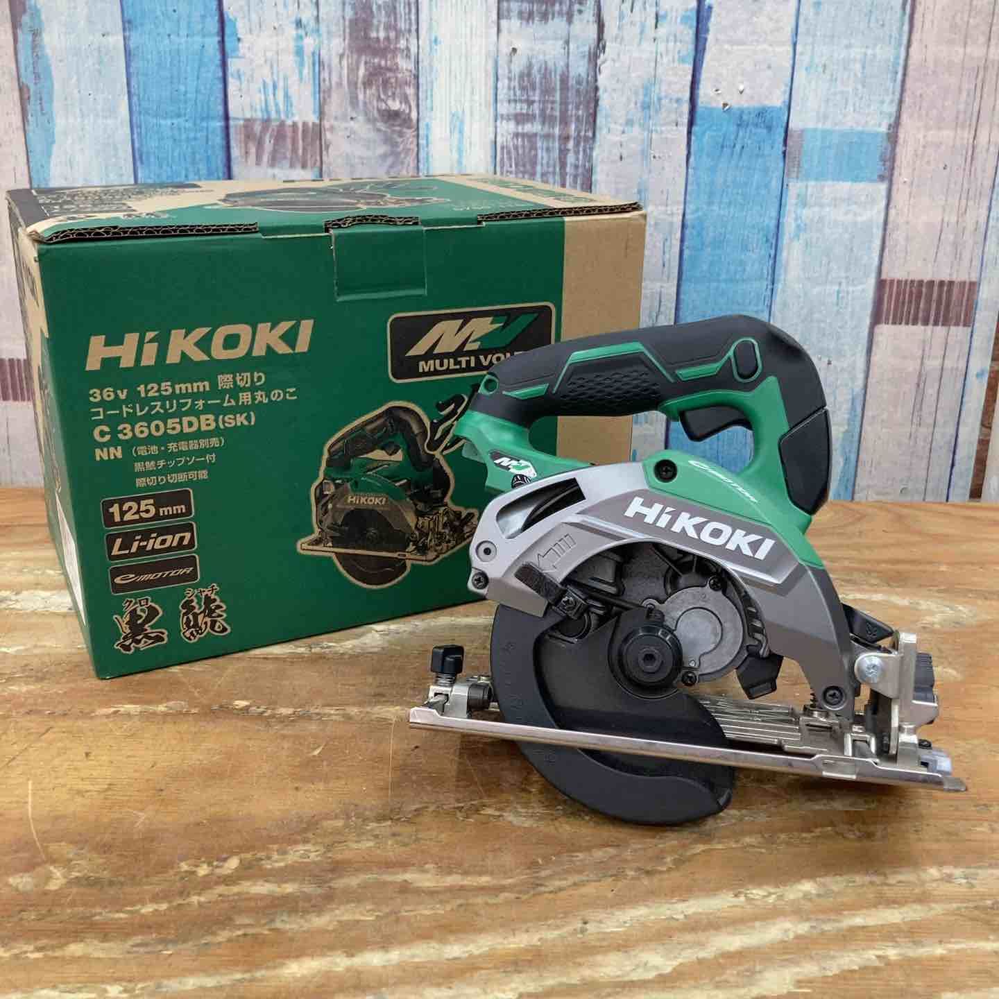 ハイコーキ HIKOKI 旧 日立工機 コードレス丸のこ C3605DB SK NN 柏店