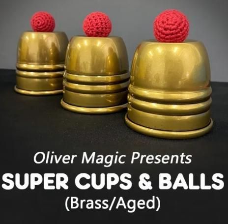 Cups and Balls (Brass/Aged) (手品、マジック）