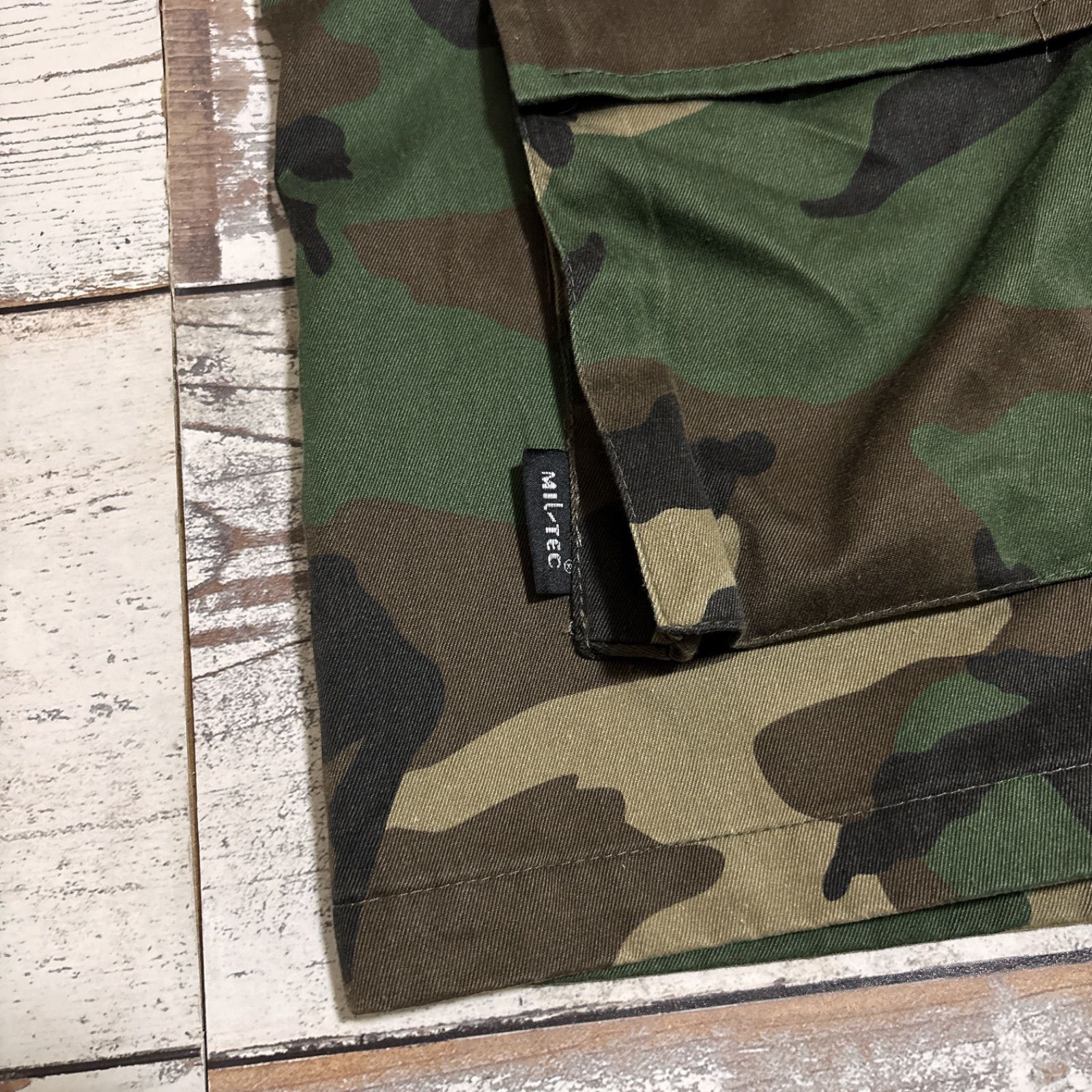 US ARMY MIL-TECフィールドジャケット 迷彩 カモ柄 ミリタリー 