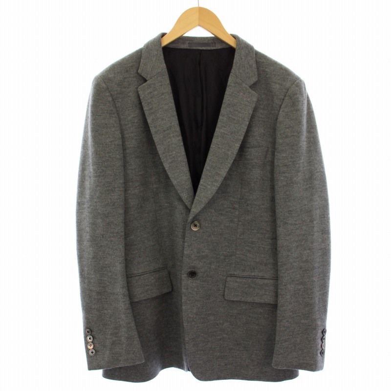 Paul Smith Collection グレーカシミヤ混テーラードジャケット ポールスミス PAUL SMITH テーラードジャケット ウール XL グレー PF