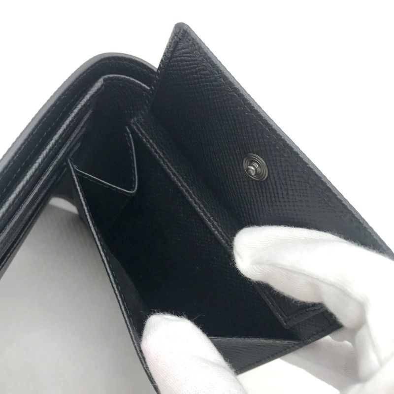 SERAPIAN 二つ折り財布 美品 ウォレット ミニ財布 レザー コンパクト