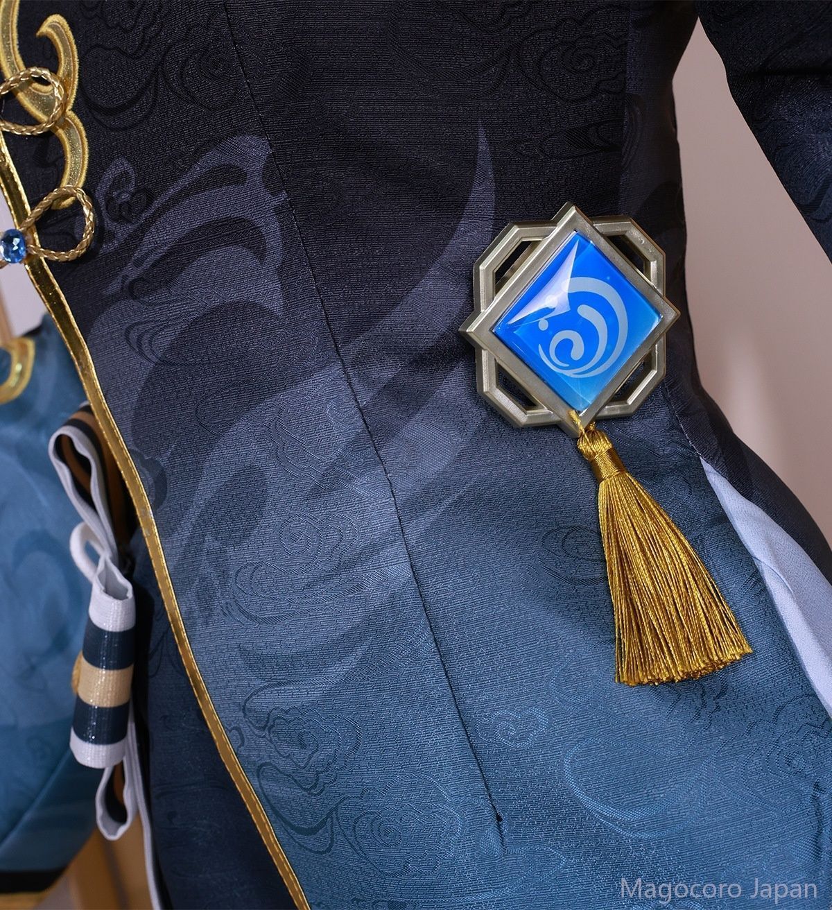 COSPLAY衣装原神行秋二男ゲーム璃月港飛雲商会アニメコスチューム青