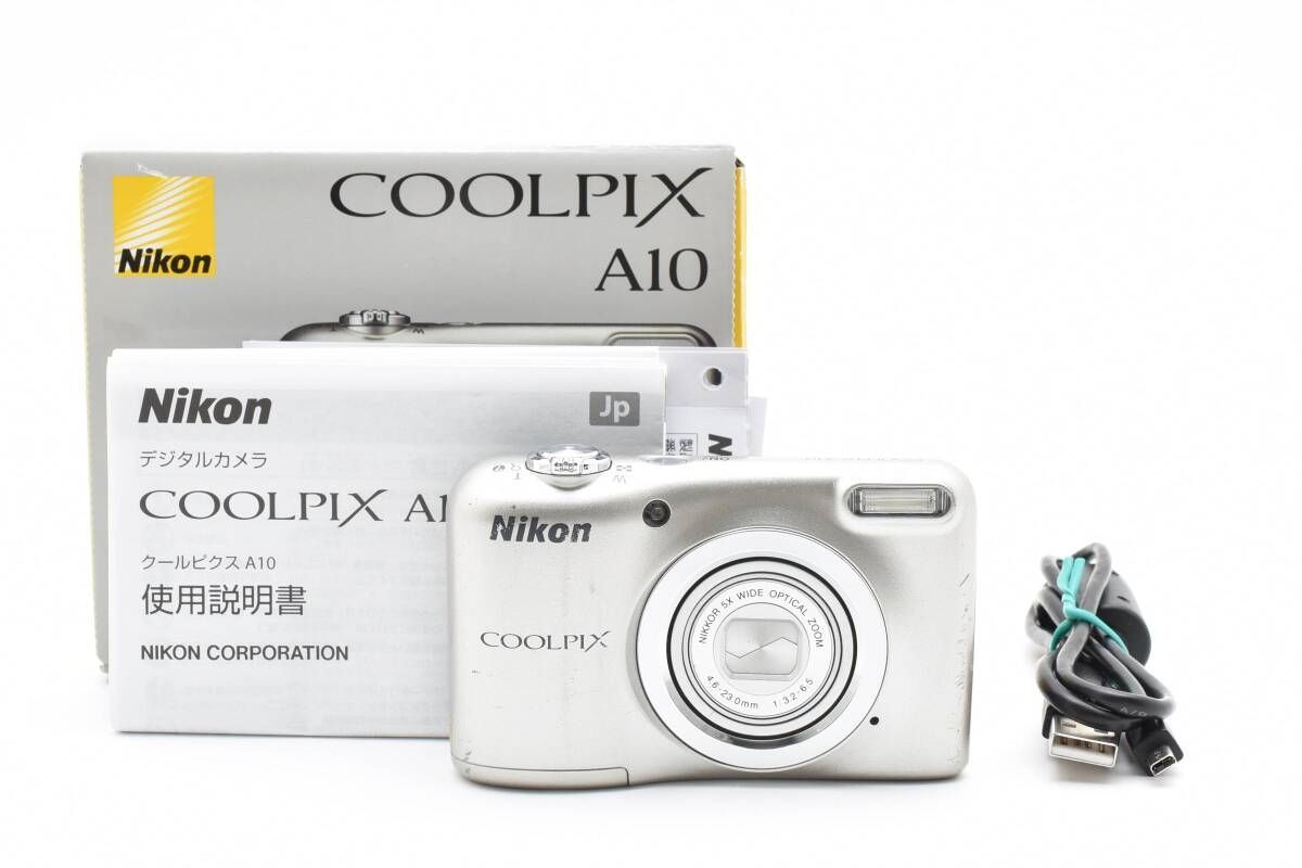 【✨美品✨】Nikon COOLPIX A10 平成レトロ コンデジ シルバー Amazon.com : Nikon COOLPIX A10, Silver : Electronics