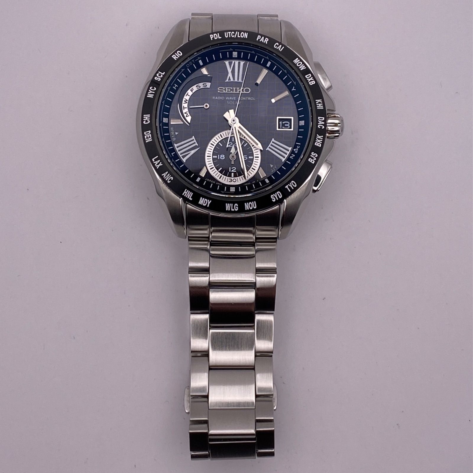 dショッピング |セイコー ブライツ チタン 電波ソーラー ワールド