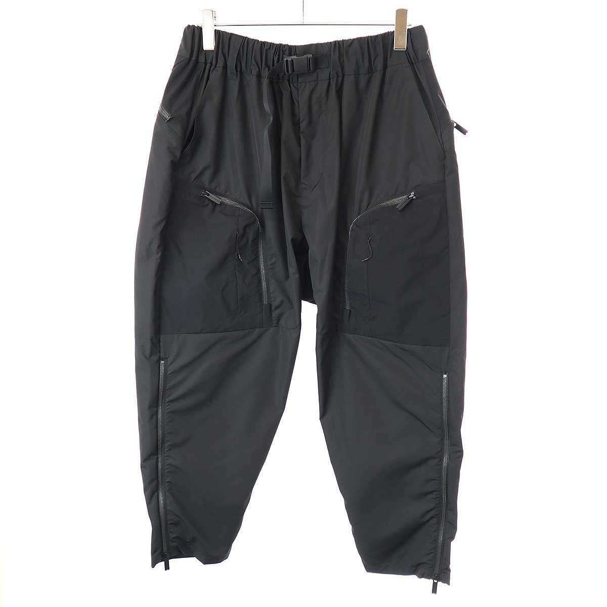 ホワイトマウンテニアリング ビーエルケー サルエルパンツ 2023AW 2 黒 ホワイトマウンテニアリング ビーエルケー サルエルパンツ
