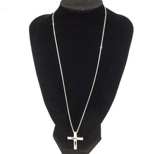  グッチ GUCCI 228364-J 8400 8106 ネックレス カットアウトG クロス ペンダント シルバー925 メンズ レディース ユニセックス ブランド ロゴ GG 6265805 ネックレス アクセサリー