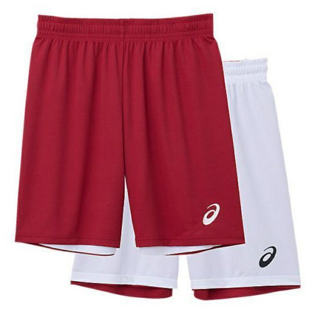 asics アシックス REVERSIBLESHORTS バーガンディ 150 2063A205 601 | スポーツ スポーツウェア バスケットボール リバーシブルパンツ ゲームパンツ 半ズボン ハーフパンツ 吸汗速乾 ユニセックス キッ