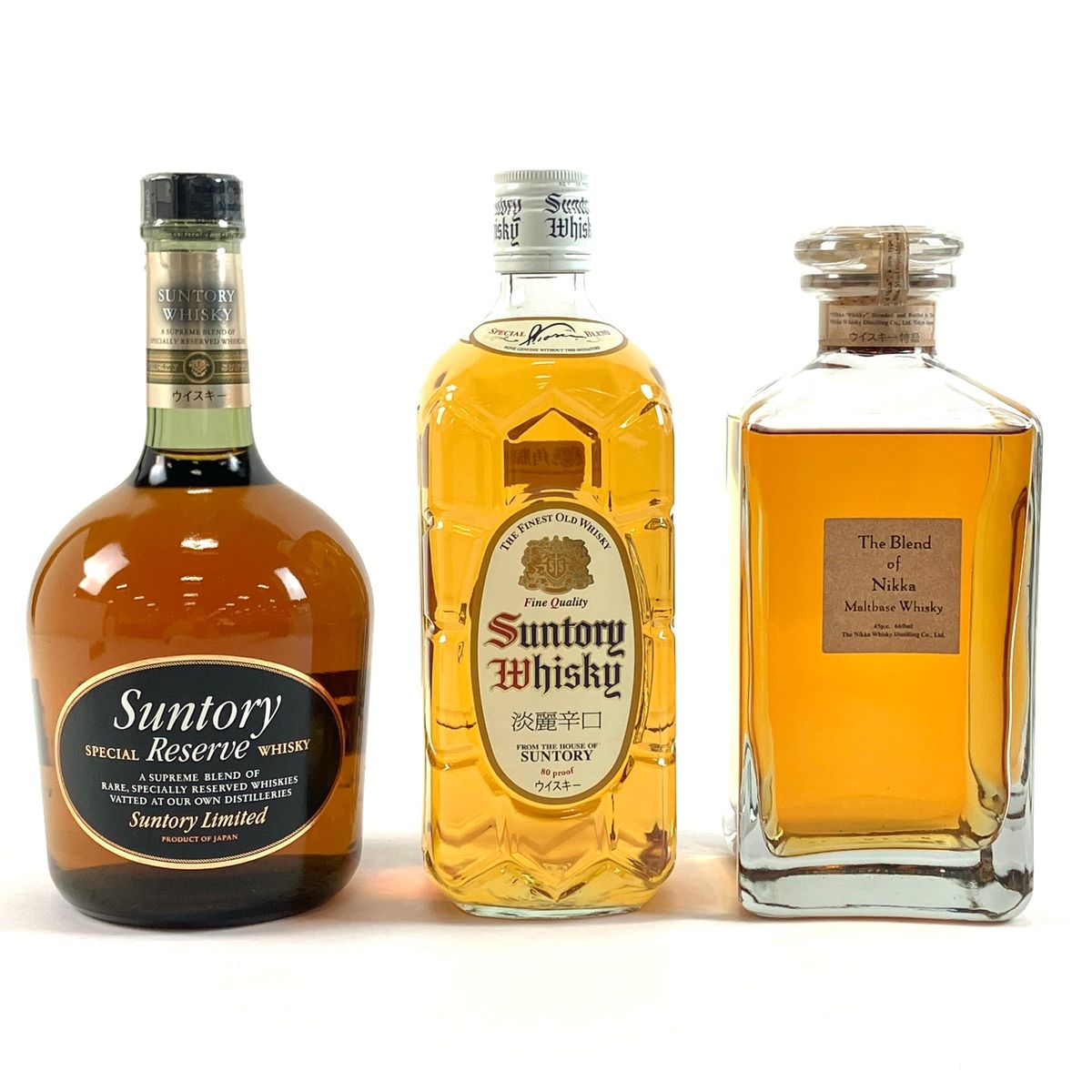 販売 【東京都内限定お届け】 3本 サントリー ニッカ 700ml ウイスキー