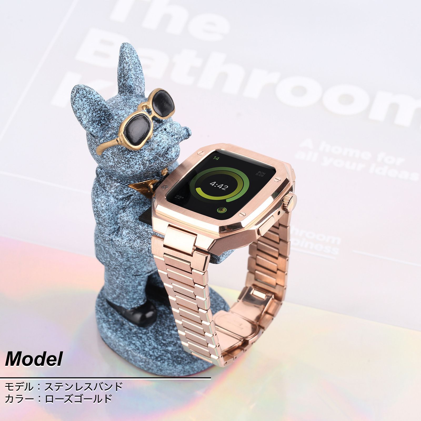 Rose gold apple watch 4 band online