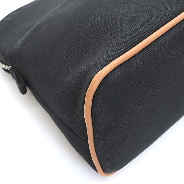 広尾店】エルメス HERMES ボリードポーチMM コスメポーチ コットン  