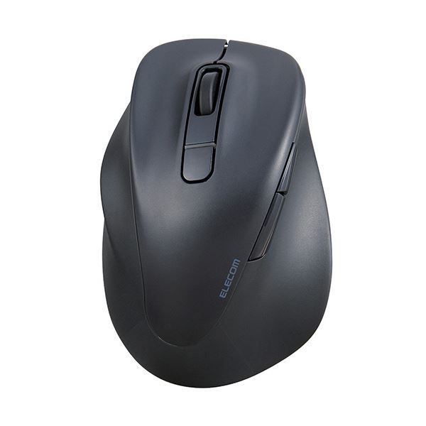 エレコム 静音Bluetooth5.0マウス EX-G 5ボタン Mサイズ 左手用 ブラック M-XGM31BBSKBK 1個