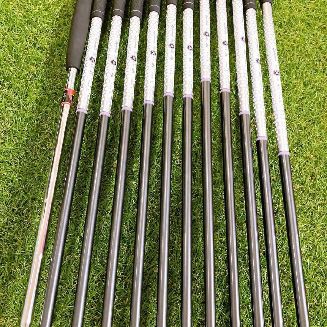 満足保障! 豪華12本 テーラーメイド バーナー レディースゴルフセット 初心者 入門 L 华丽な