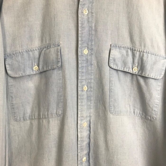 90s POLO COUNTRY ポロ カントリー シャンブレーシャツ 長袖