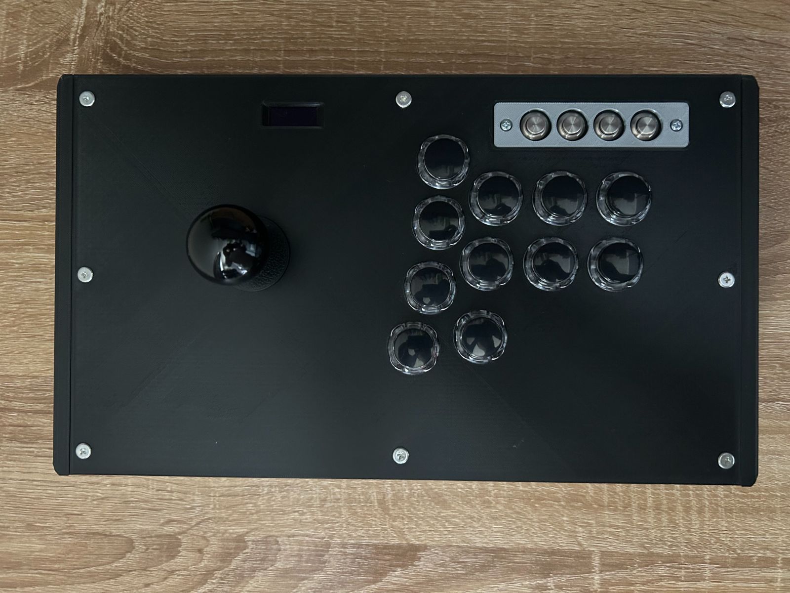 限定1台【普通のアケコン/レバーレスモデル】漆黒のブラック/OLED搭載 限定1台【普通のアケコン/レバーレスモデル】漆黒のブラック
