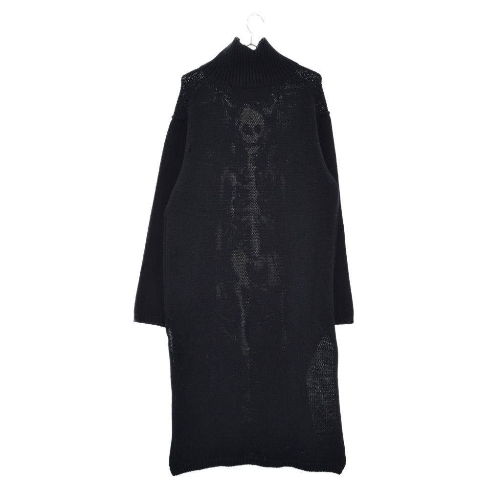 Yohji Yamamoto (ヨウジヤマモト) 19AW REPLICA Turtleneck Long Knit Sweater  タートルネックスカルロングニット セーター HC-K30-987 ブラック - メルカリ