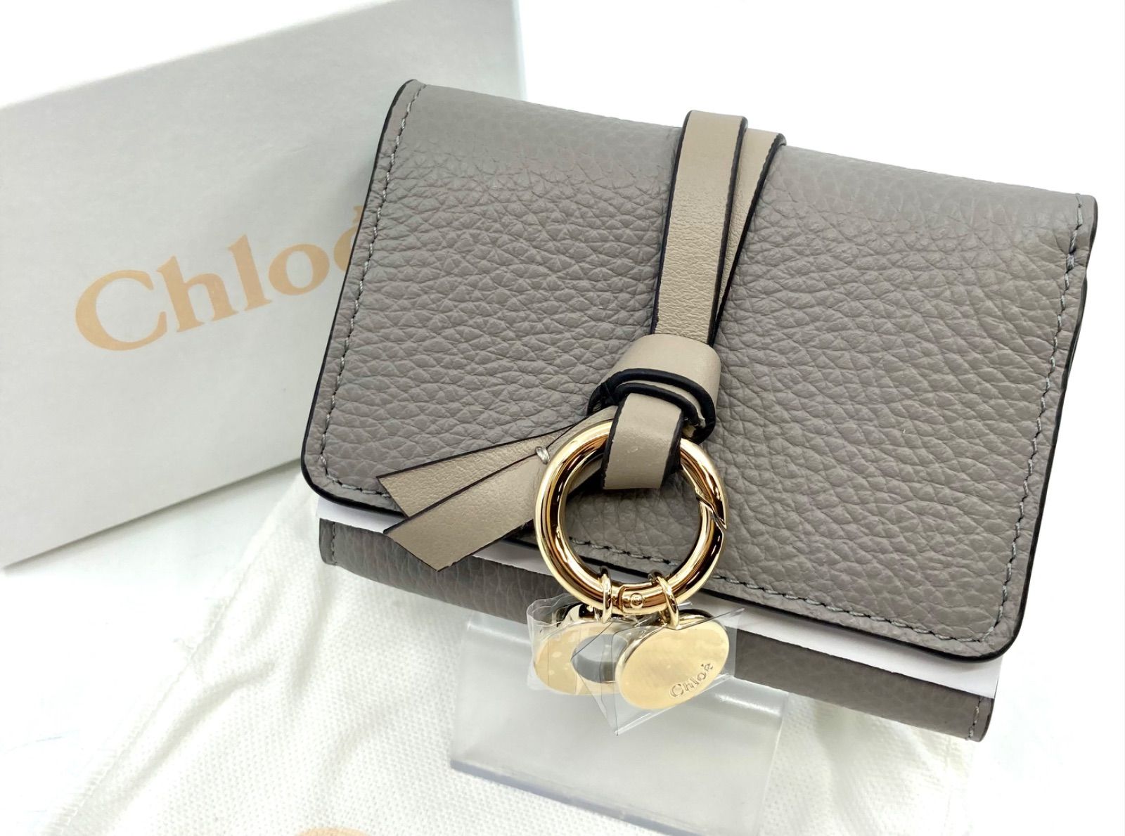 新品未使用 Chloe クロエ ALPHABET アルファベット スモールトリ