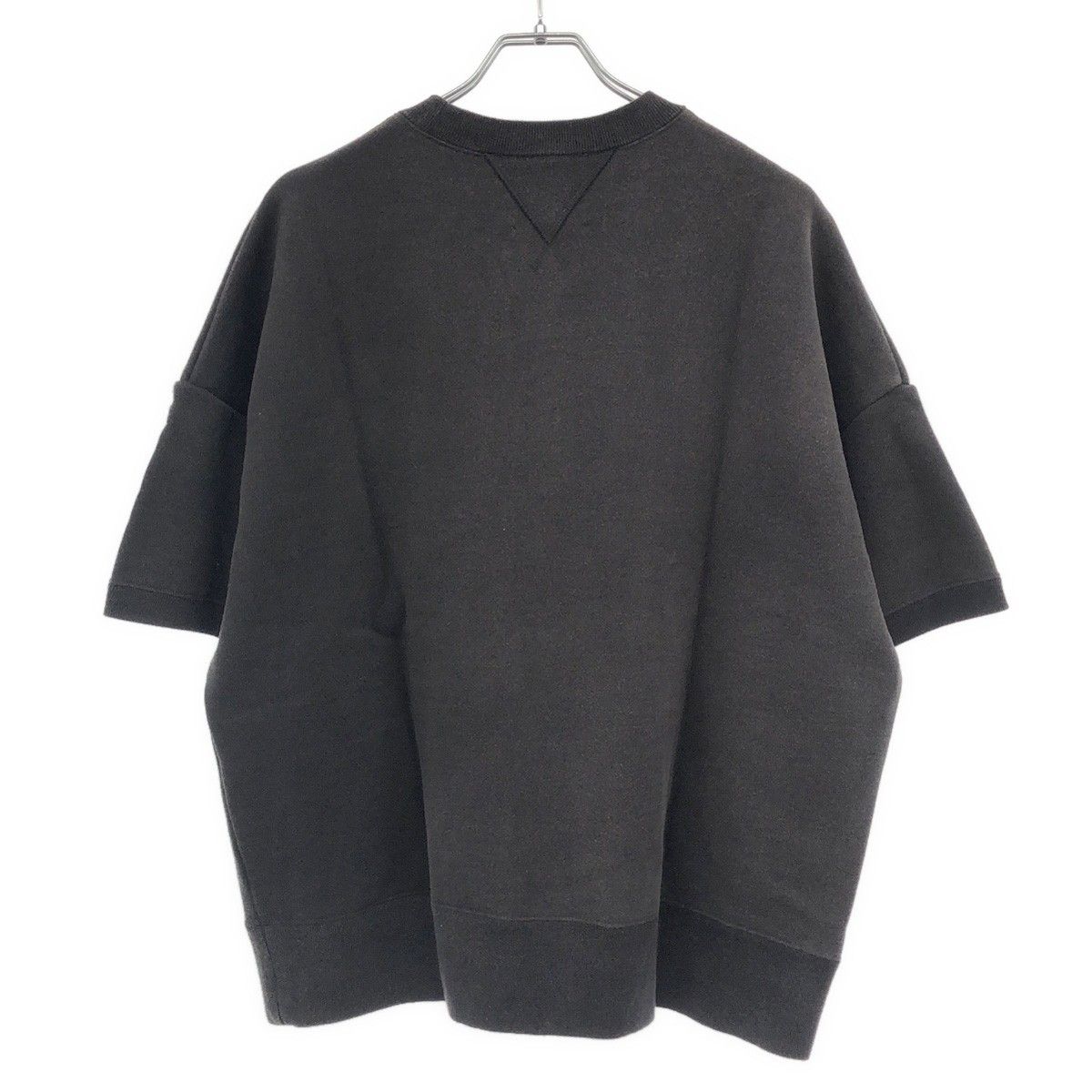 INSCRIRE アンスクリア 22SS ビンテージ加工スウェットTシャツ I22SS-BC19 チャコールグレー S