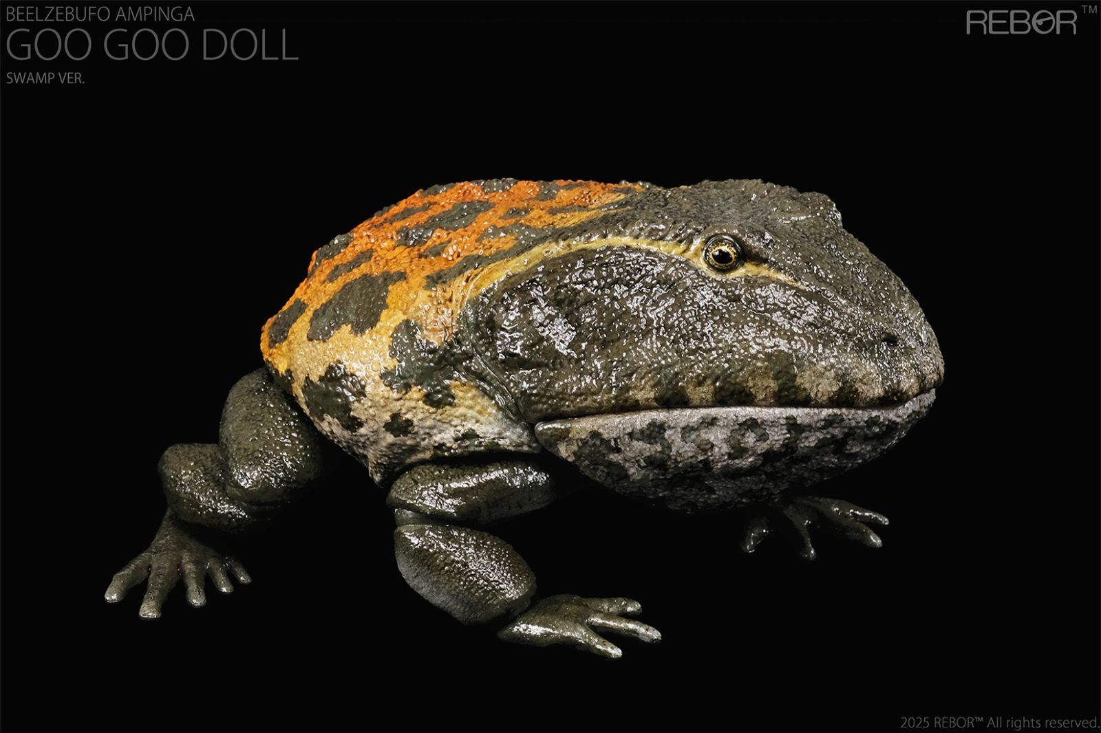 REBOR 1 2 サイズ ベールゼブフォ カエル フィギュア 可動 模型 大人 おもちゃ グレー