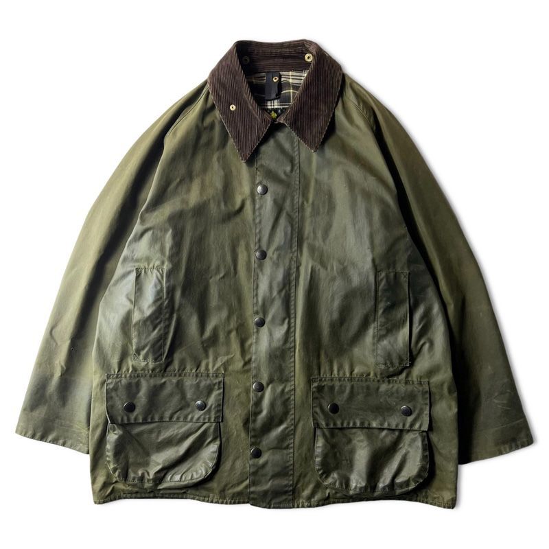 90s 英国製 Barbour BEAUFORT ハンティング オイルド ジャケット 44