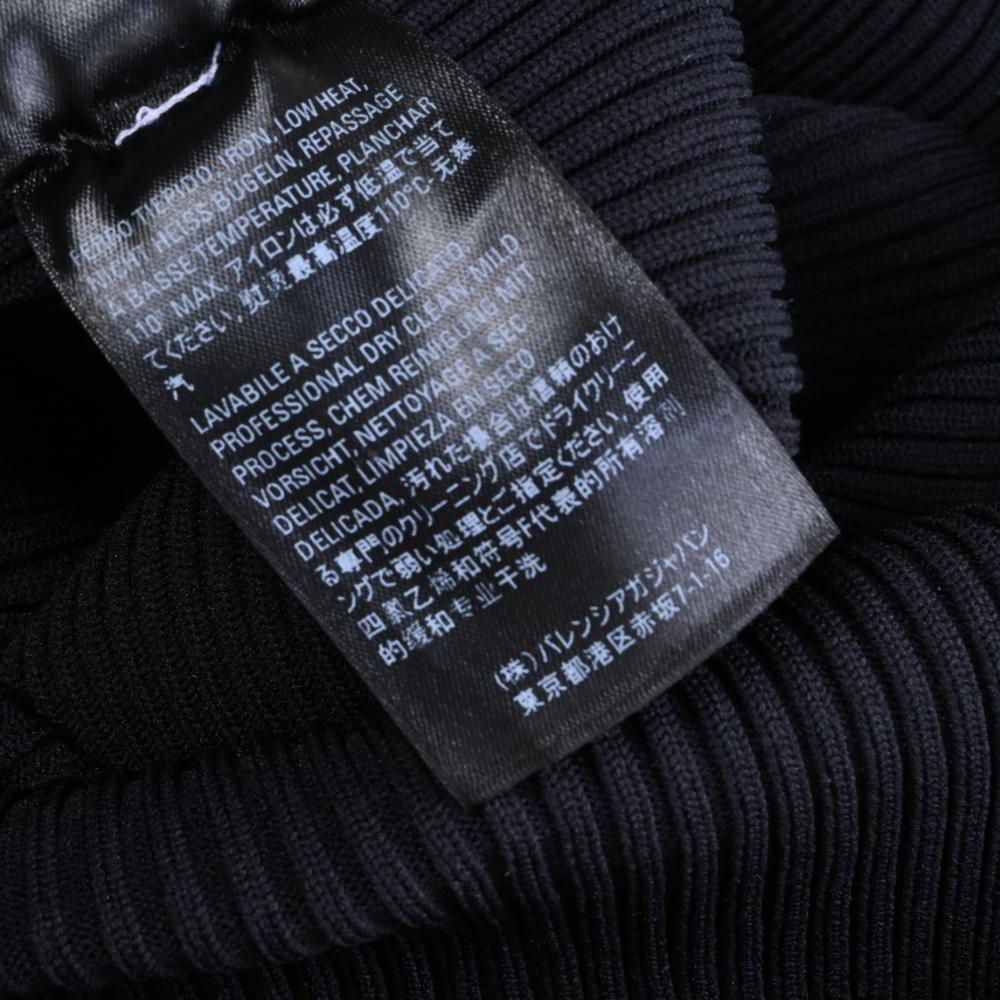 BALENCIAGA ロゴプリント オールオーバー ハイ リブ ワンピース