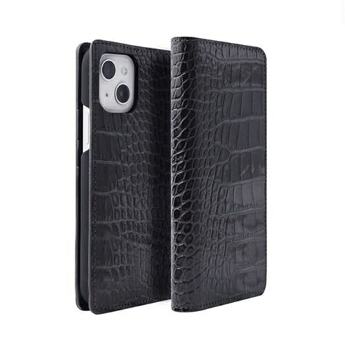 abbi SIGNATURE LIPARI イタリアンレザーダイアリーケース for iPhone 13 ブラック ABS21800i13BK