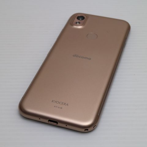 KY-51B あんしんスマホ ピンクゴールド スマホ 白ロム 本体 即日発送 土日祝発送OK あすつく 06000